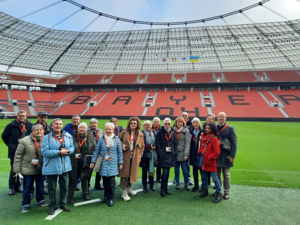 Besuch mit der AAVAL im Stadion Leverkusen
